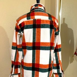 Zara plaid warm shirt size S
